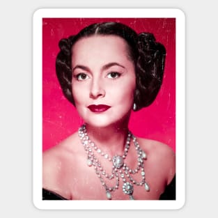 olivia de havilland Sticker